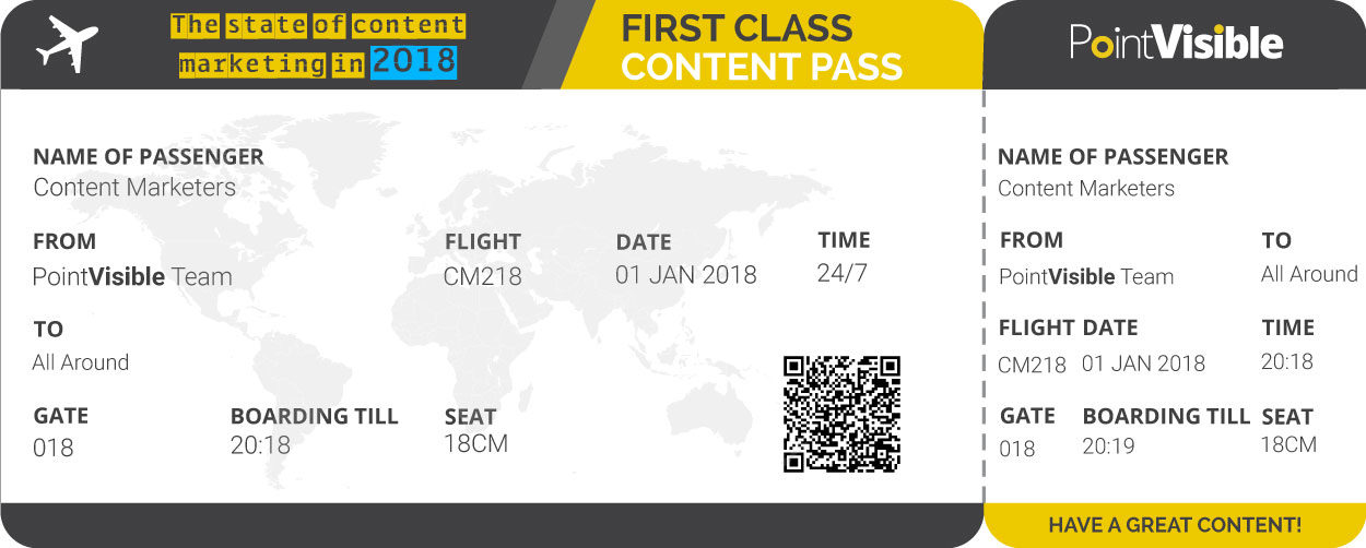 Content Marketing Statistics And Trends For 2018 - Boarding Pass