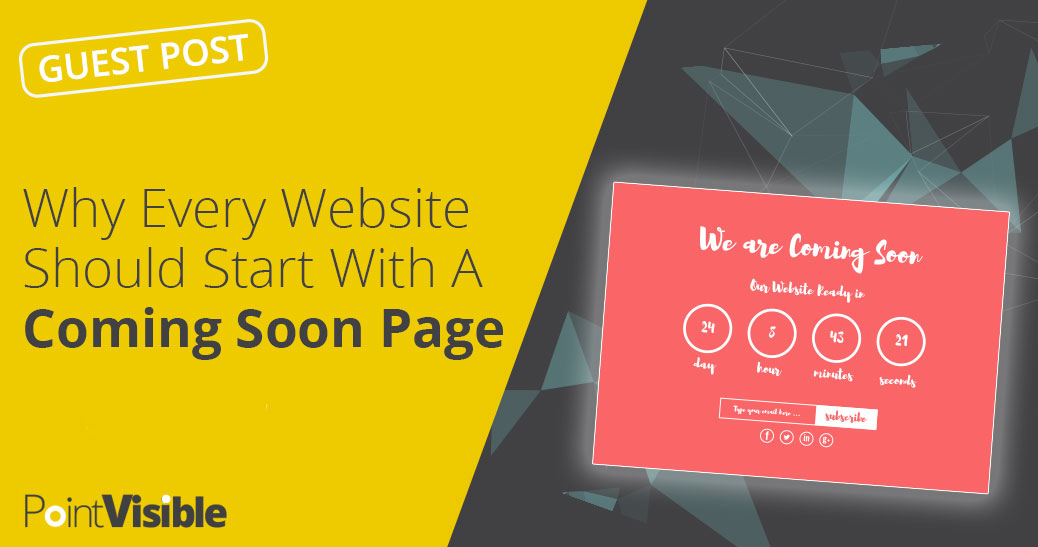 Start with coming soon page