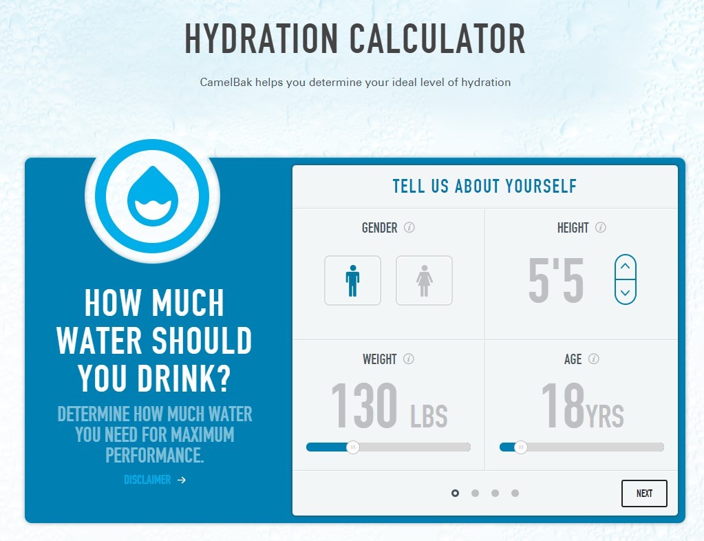 hydration calculator