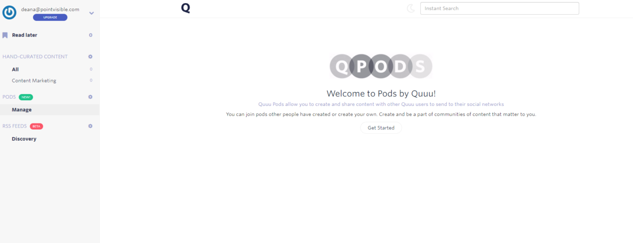 how to manage pods by QUUU